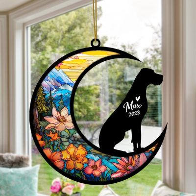 Personalized Great Dane Memorial Suncatcher Ornament - Great Dane Merch